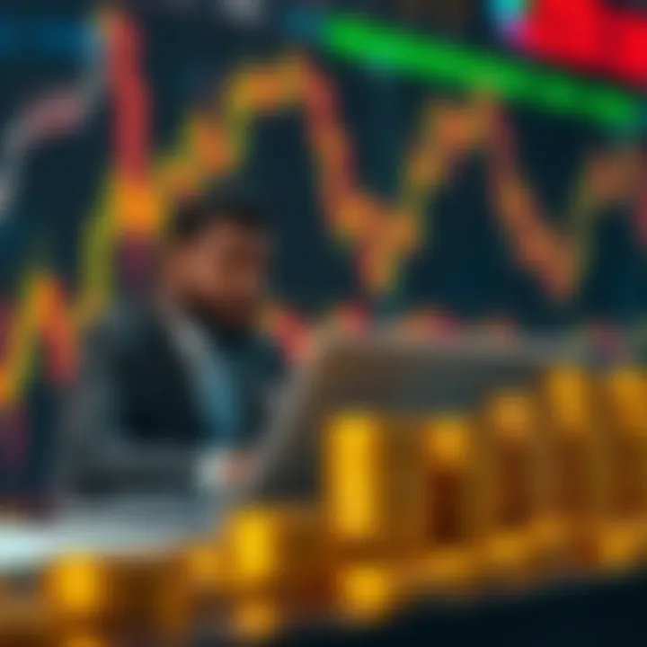 Conceptual illustration of risk management and regulatory compliance in online trading