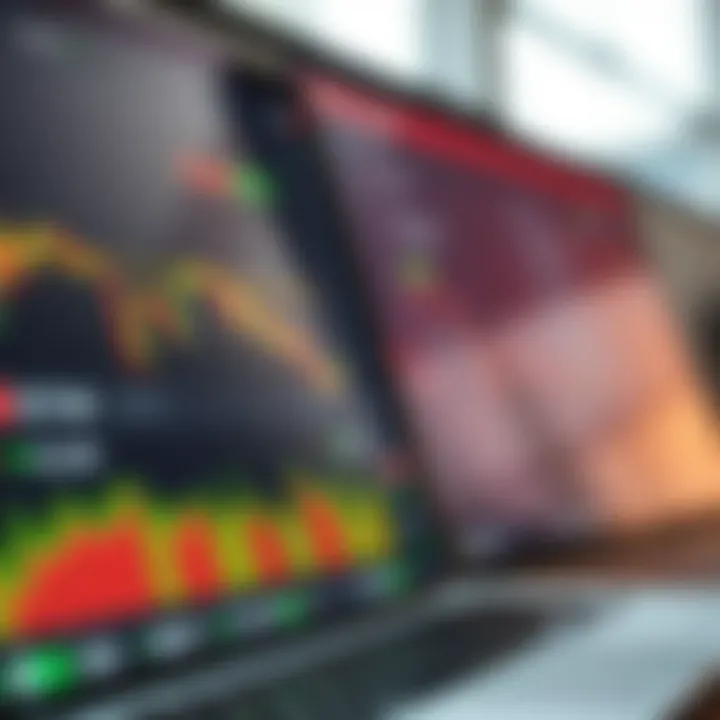 Illustration of trading platforms interface showing payouts and payment methods