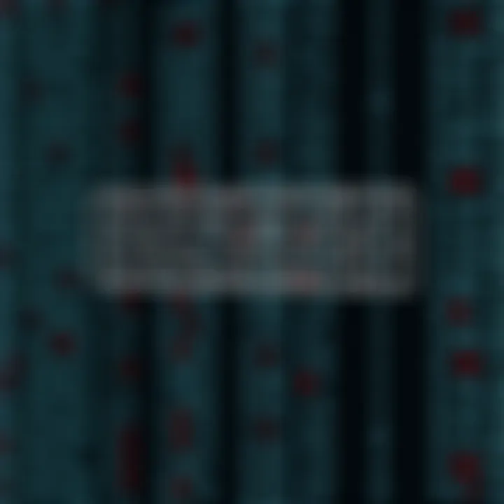 Diagram depicting the narrowing search range in a sorted array as binary search repeatedly divides intervals