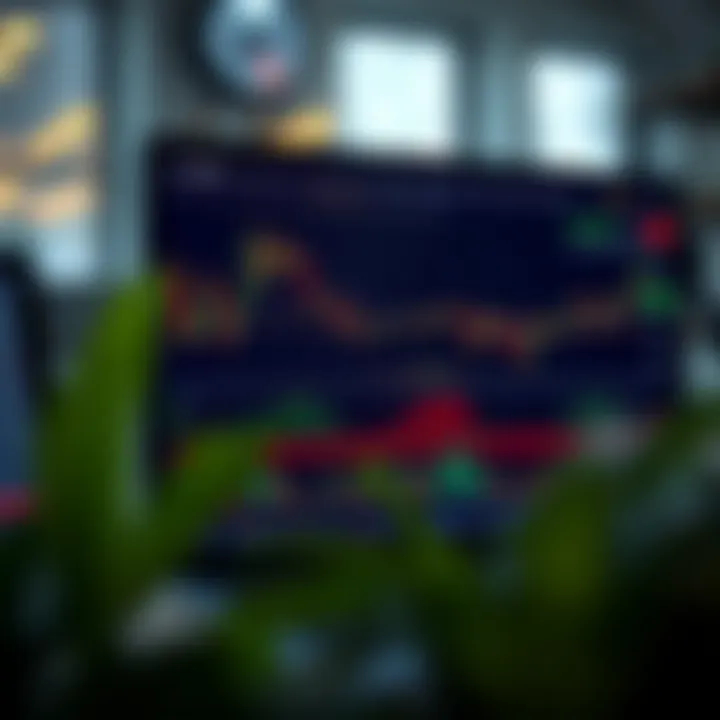 Screenshot displaying the interface of a popular forex trading platform highlighting various trading charts and tools