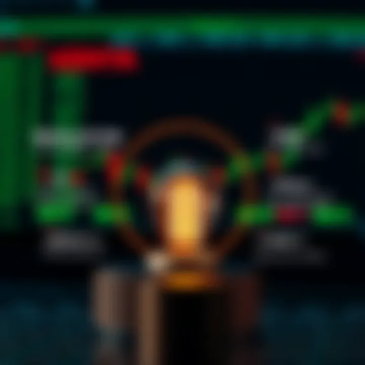 Conceptual graphic showing key factors like regulation, fees, and broker types for forex trading in Kenya