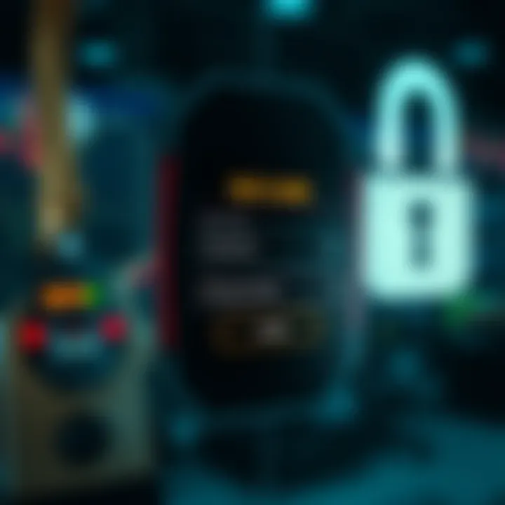 Secure login interface for binary trading account with username and password fields