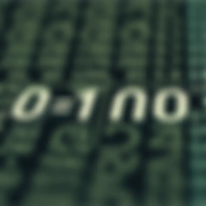 Diagram illustrating conversion from decimal to binary using division method