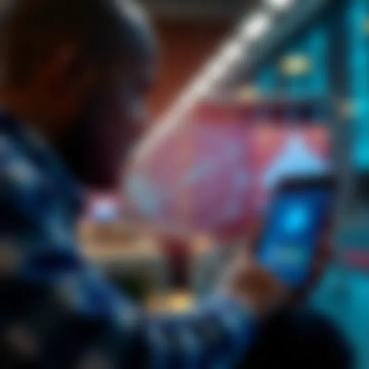 Illustration of technology tools enhancing credit risk assessment in banking sector