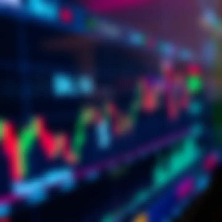 Graph showing currency exchange rates with Kenya Shilling and US Dollar symbols on digital trading platform