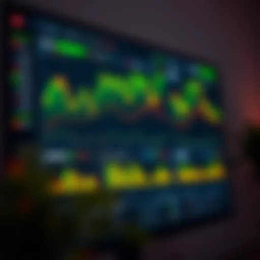 Dashboard displaying financial charts and risk indicators for business analysis