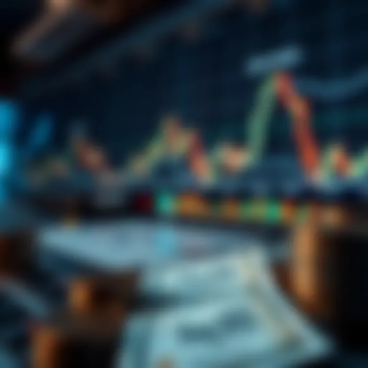 Overview of forex trading concepts with currency charts and Kenyan shilling symbols