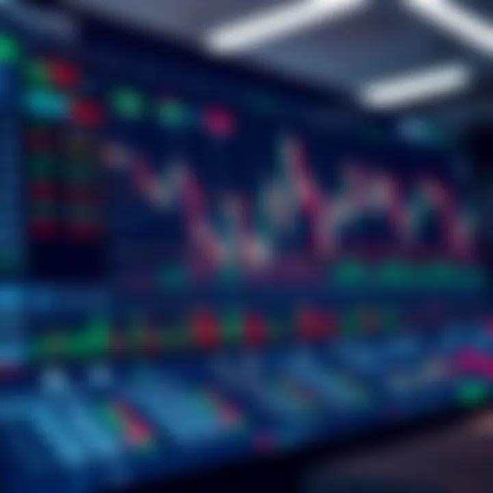 Forex trading interface displaying various currency pairs and analytical tools for market analysis