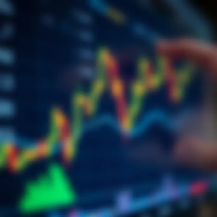 Visual representation of currency pairs and exchange rates in forex trading