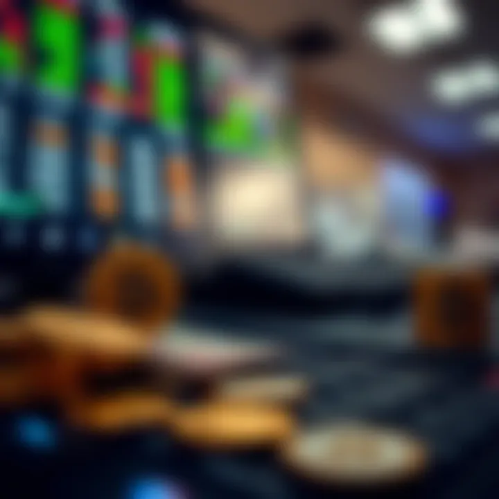 Visual representation of Kenyan digital currency exchange with local currency and crypto icons