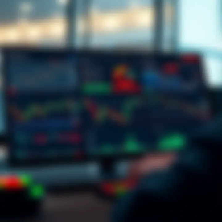 Dashboard displaying risk management tools and technical analysis indicators for binary trading