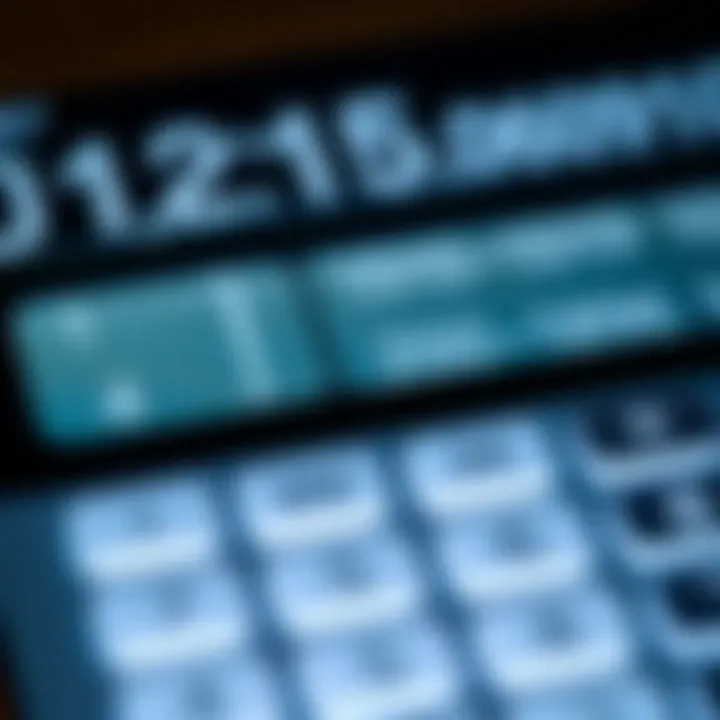 Close-up of a binary calculator interface displaying binary and decimal calculations