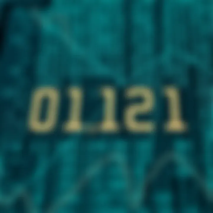 Diagram illustrating binary coded decimal representation of decimal digits in digital circuits