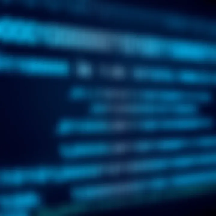 Diagram illustrating the binary code system with sequences of zeros and ones representing digital data
