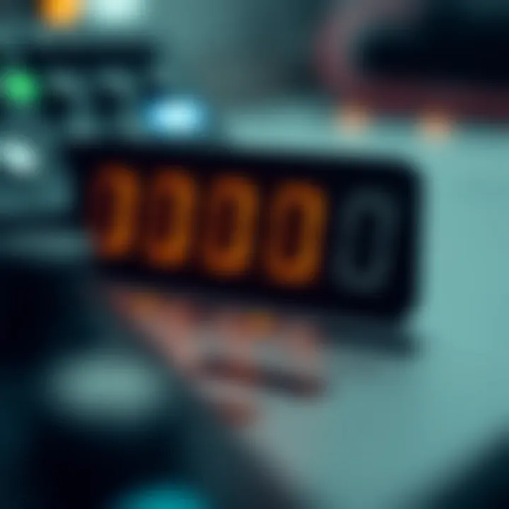 Diagram illustrating the basic operation and counting sequence of a binary counter circuit