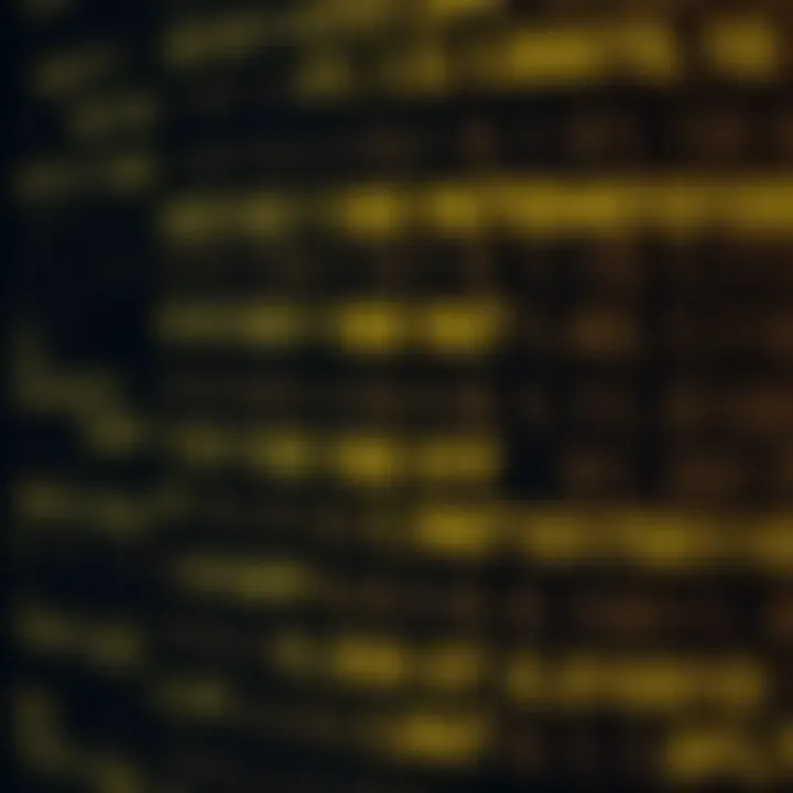 Diagram illustrating the binary numeral system with bits representing on and off states