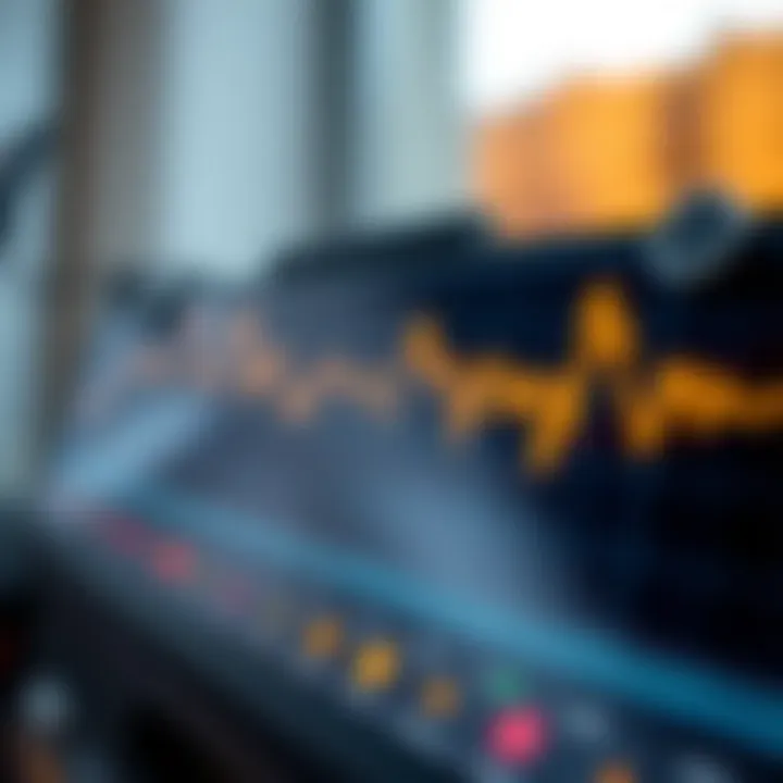 Diagram showing binary signal waveform with distinct high and low voltage levels
