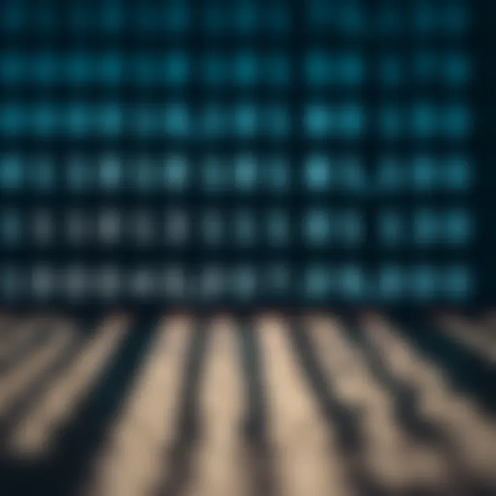 Diagram showing binary digits arranged in place values illustrating base two numbering system