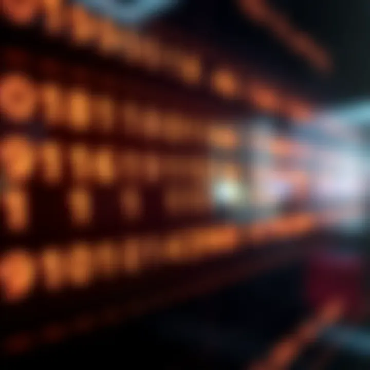 Diagram illustrating binary digits aligned with place values in a digital system