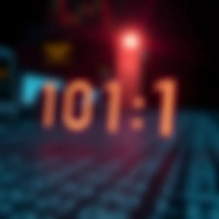 Visual example showing conversion of a binary number into decimal value using positional calculation