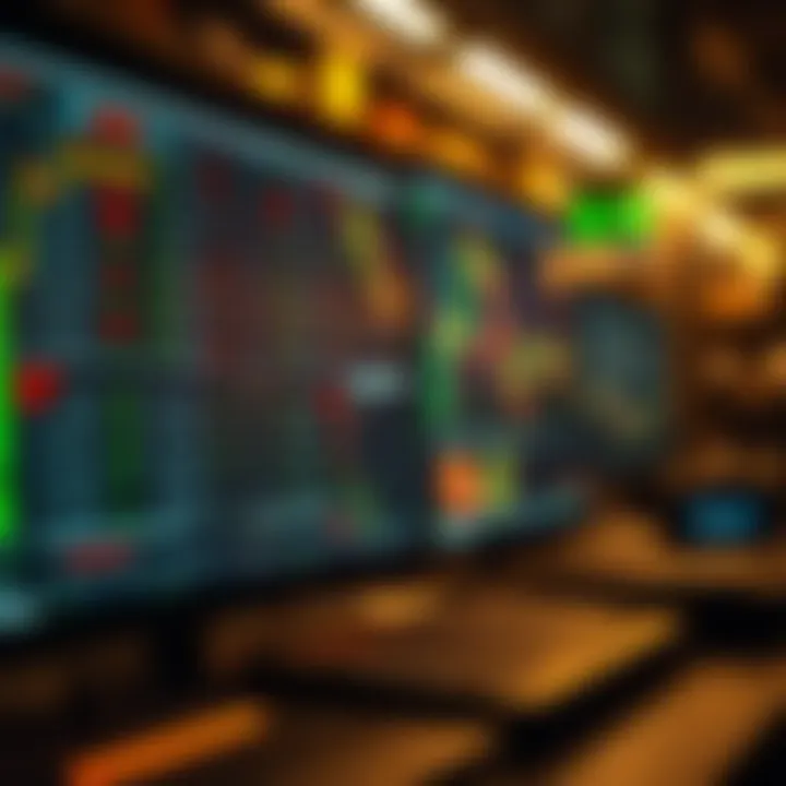 Visual representation of binary data being analyzed and manipulated using specialized software tools