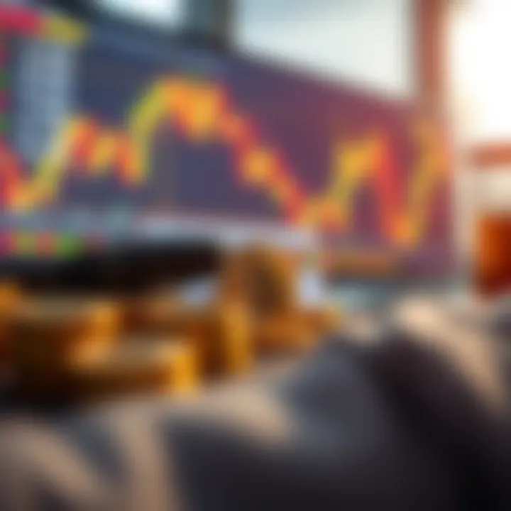 Conceptual illustration of risk and reward in binary trading
