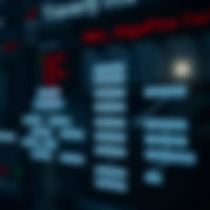 Flowchart demonstrating various traversal methods of a binary tree including inorder, preorder, and postorder