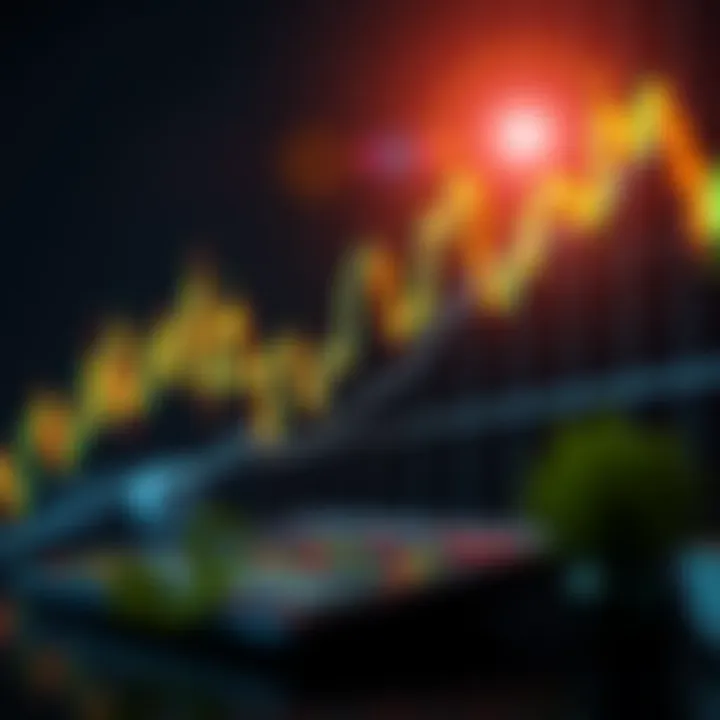 Bullish candlestick pattern chart displaying a strong upward trend