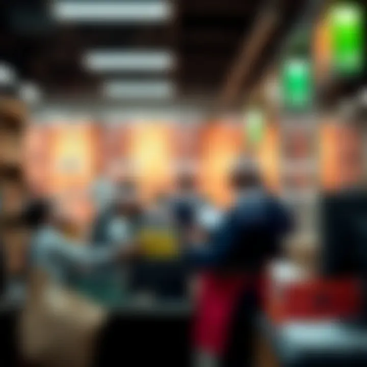 Diagram illustrating the workflow of cashier binary system integration in Kenyan businesses