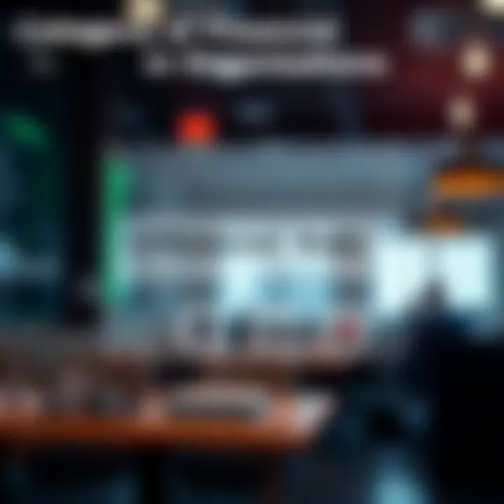 Diagram showing various categories of financial risks including market, credit, liquidity, and operational risks