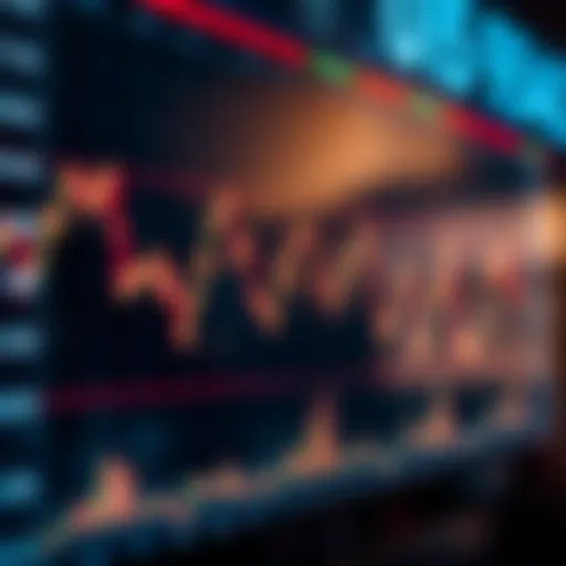 Line chart illustrating currency price fluctuations over time for forex trading analysis