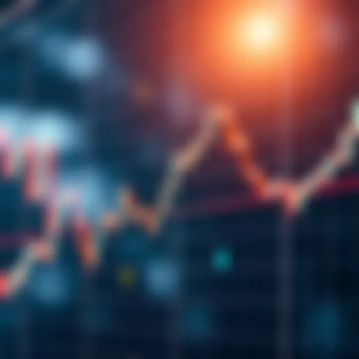 Chart illustrating a bullish flag pattern with price consolidation and upward breakout