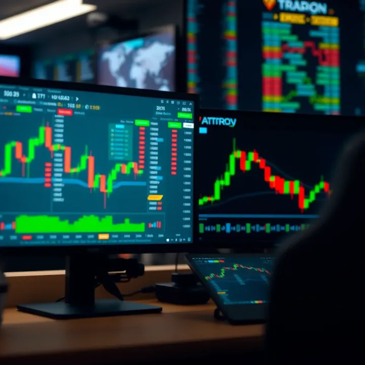 Online learning platform showcasing forex trading modules and risk management tools